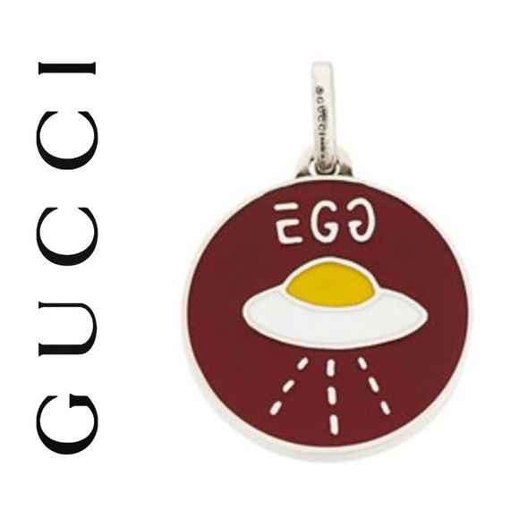 Gucci Other - Guccighost Egg UFO Charm Pendant NWT